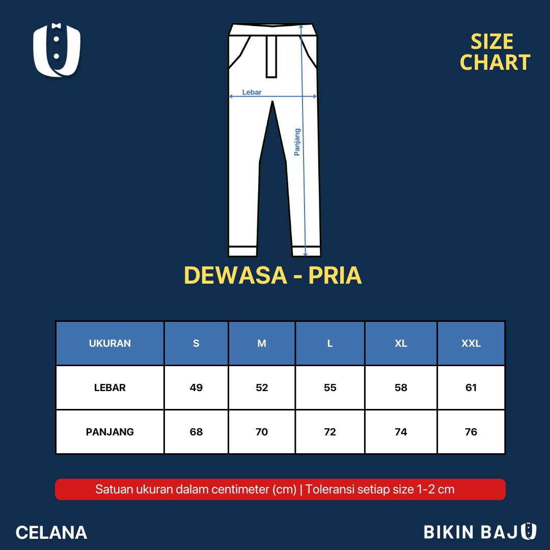 Pants Size Chart